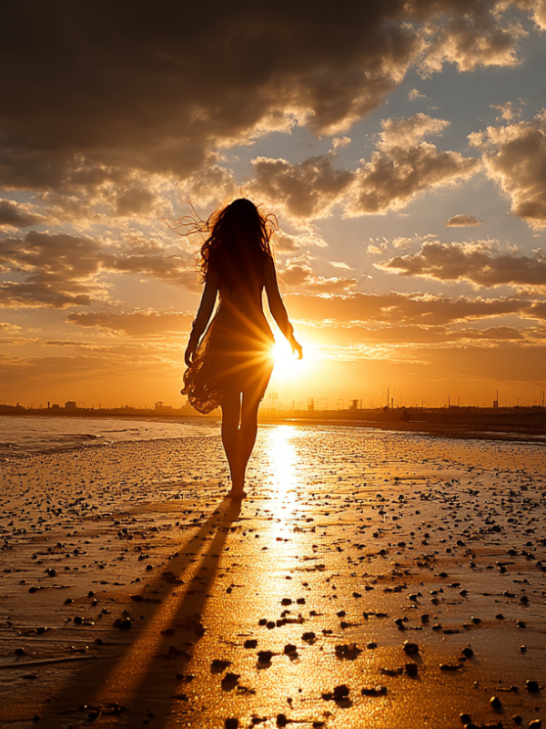 iktyo_A_woman_confidently_walking_forward_leaving_shadows_of_ne_c4a52390-0bf1-4d0a-92cc-b0f0e2bde18f